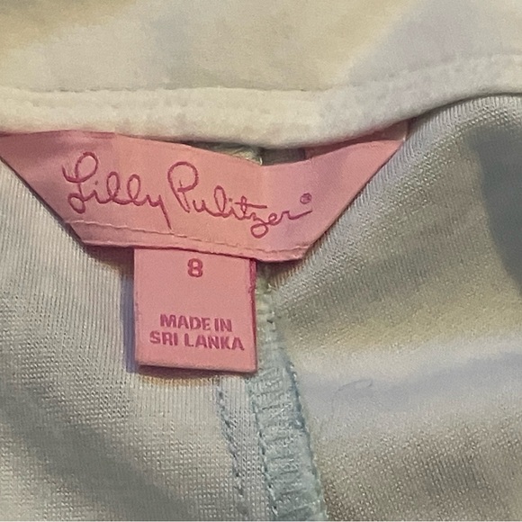 Lilly Pulitzer Marina Knot Tropical Elephant Shorts Size 8 - Picture 9 of 11